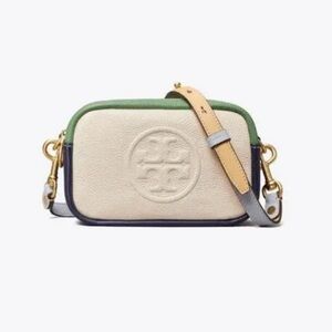 Tory Burch Mini Perry Colorblock Leather Crossbody Bag - Excellent Condition!